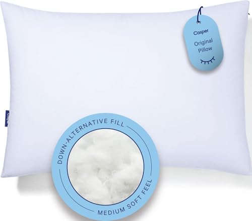 Down-Alternative Bed Pillow for All Sleep Positions - Ergonomic Support