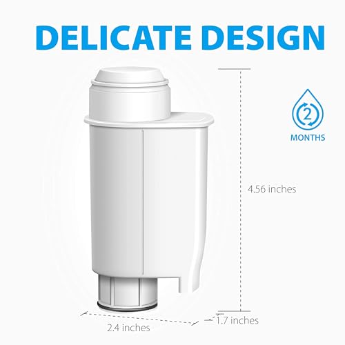 Waterdrop Coffee Water Filter, Replacement for Brita¢ç Intenza+¢ç Water Filter Gaggia¢ç, Philips¢ç, Saeco¢ç, CA6702/00, Gaggia¢ç Filter, T?V S?D Certified (Pack of 4)