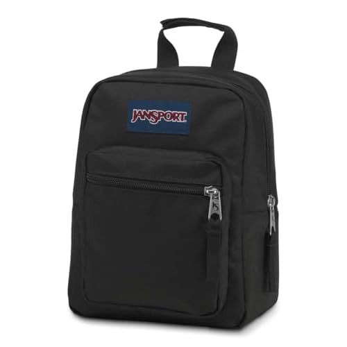 JanSport Big Break Insulated Lunch Bag - Small Soft-Sided Cooler Ideal for Class, Work, or Meal Prep, Black