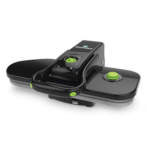 Mid-Size Fabric Steam Press with Non-Stick Surface and 5 Heat Settings