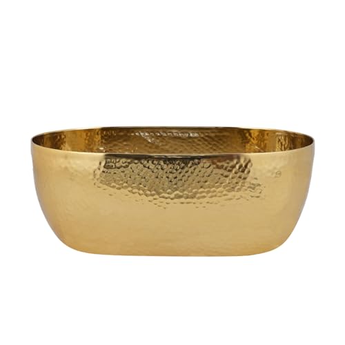 Cruiser’s Cache 18x11 Inch Gold Aluminum Beverage Tub - 21 Quart Cooler