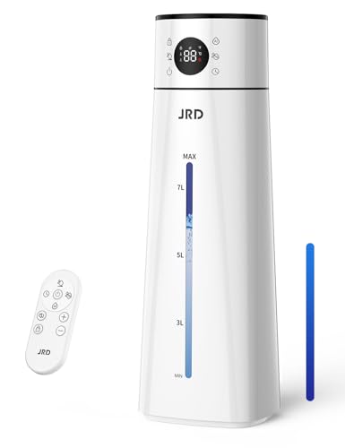 8L Ultrasonic Cool Mist Humidifier for Large Rooms with Remote Control
