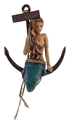 December Diamonds Mermaid Christmas Ornament - Great Catch, 7 Inches