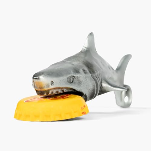 Itera Shark Keychain Bottle Opener - Nautical Nautical Novelty Gift for Men