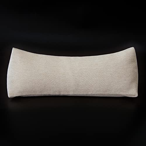 Adjustable Buckwheat Neck Support Pillow for Pain Relief - 6x15 inch