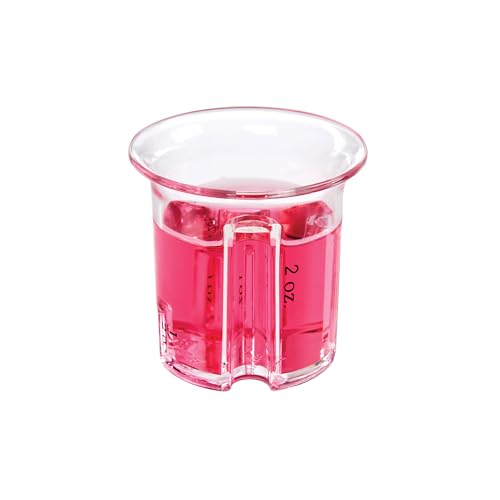 HIC Kitchen E-Z Step 4-Measure Bar Cocktail Jigger Set of 2 - 0.5 to 2 Ounces