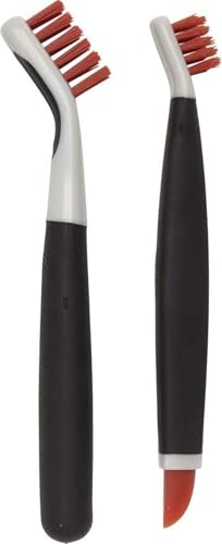 Deep Clean Brush Set - 2-Piece Detail Cleaning Brushes for Grout & Tile