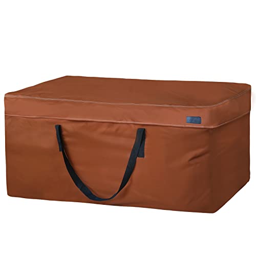 Water-Resistant Outdoor Patio Cushion Storage Bag 50x15x25 Inch