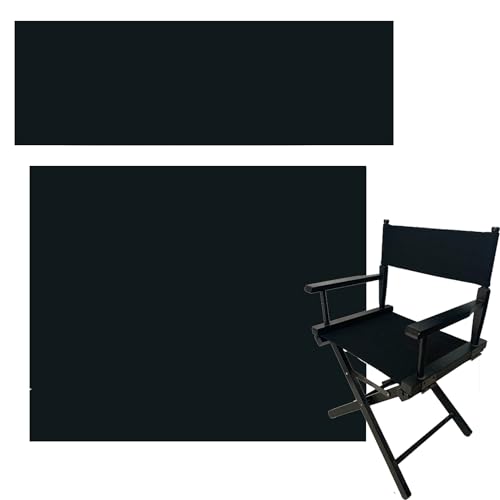 Director Chair Replacement Canvas Set - Seat and Back Cover, 18x15 Inch
