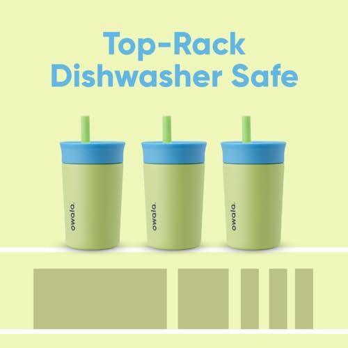 Kids Insulated Stainless Steel Tumbler Water Bottle with Straw - 12 oz