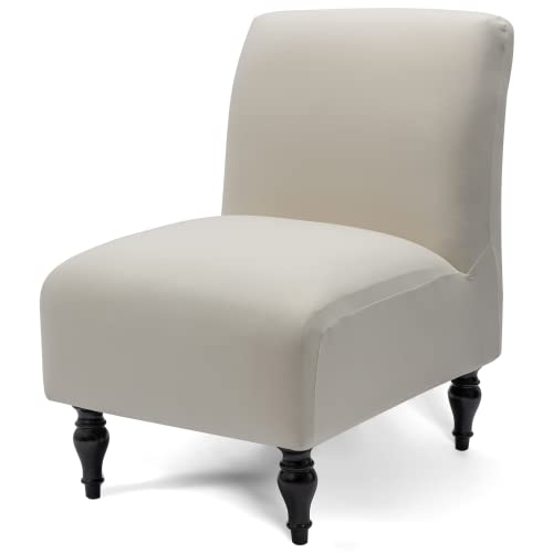 Armless Accent Chair Cover Slipcover - Stretchable Spandex Protector