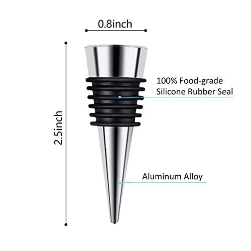 20 Pack Reusable Decorative Wine Bottle Stoppers - Tengfy