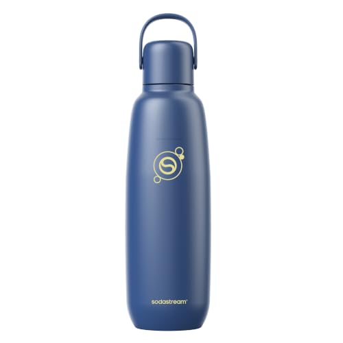 Insulated Stainless Steel Carbonated Water Bottle, 0.9L - Storm Blue