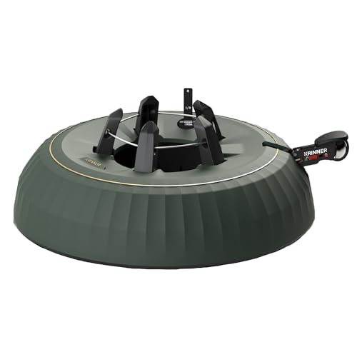 Christmas Tree Stand for Live Trees up to 12 ft - Foot Pedal & Water Indicator