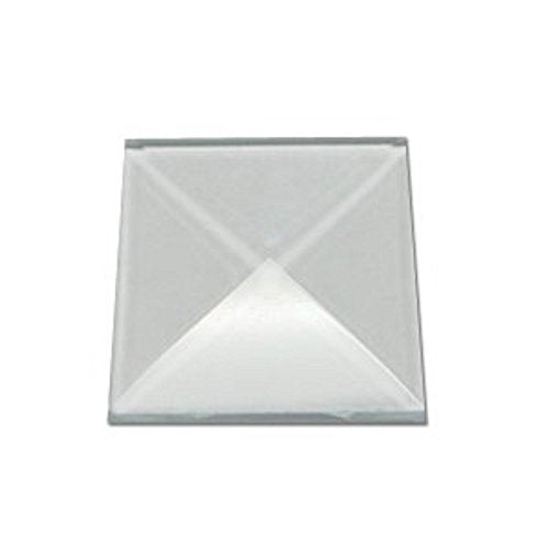 Stained Glass Clear Square Bevels Pack of 10 - 1 inch