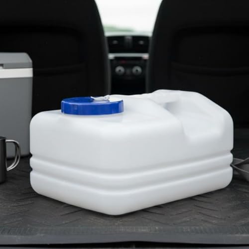 10L Water Storage Tank with Wide Opening - Space Saving Household & Camping Container