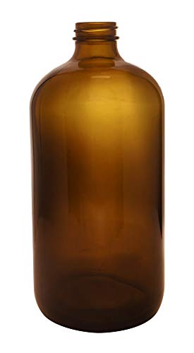 64 oz Boston Round Glass Beer Growler with Handle