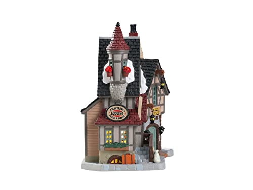 Lemax Christmas Village Candlers Coaching Inn - Porcelain Holiday Decor
