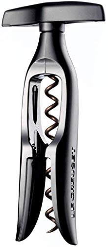 Le Creuset 8-Inch Black Self-Pulling Corkscrew - Original Table Model