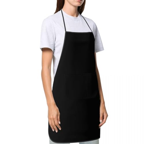 Personalized Apron for Adults – Add Your Photo & Text | Waterproof / Black2