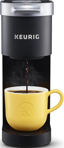 Compact Single Serve Pod Coffee Maker for Small Spaces - 6-12 oz Brew