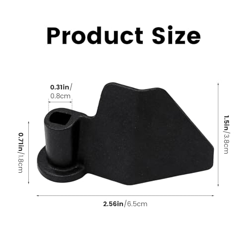 Non-Stick Bread Maker Kneading Paddle Blade - 2 Pack Aluminum Alloy