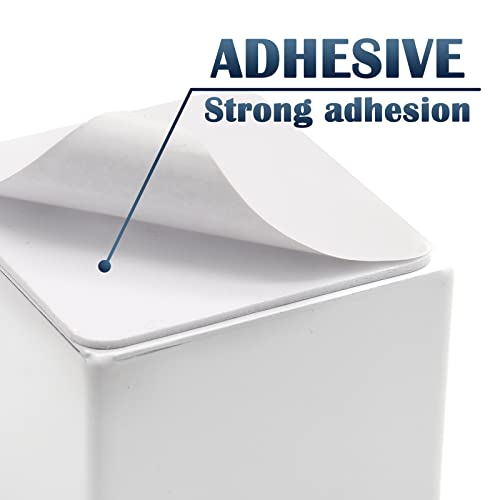 Self-Adhesive Heavy Duty Furniture Bed Risers - 2 Inch Square Lifts (4 Pack)