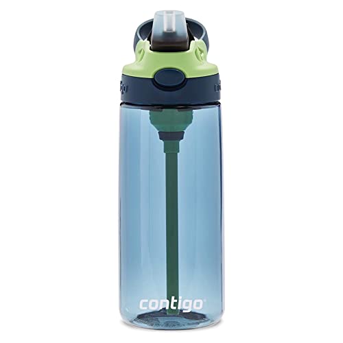 Kids Spill-Proof Water Bottle with Pop-Up Straw and Easy-Clean Lid