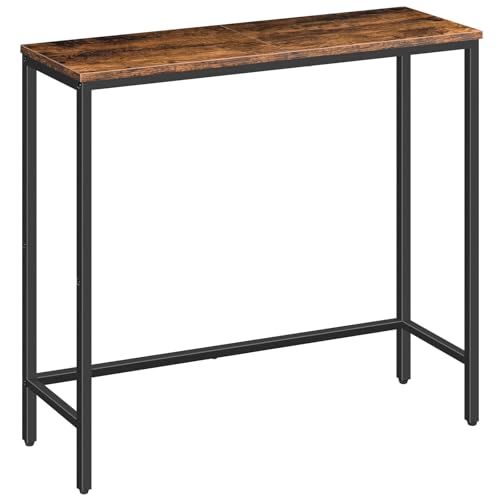 Narrow Console Table - 29.5-Inch Thin Sofa Table for Entryway & Hallway