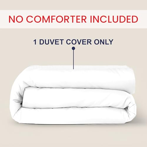 Oversized King Duvet Cover 120"x98" - 100% Egyptian Cotton, 1000 TC