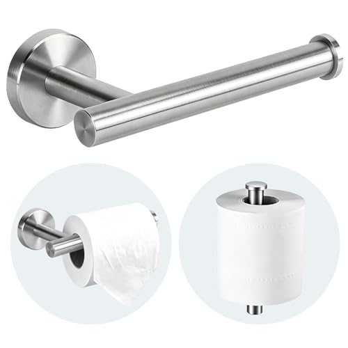 Brushed Nickel Stainless Steel Toilet Paper Holder - Wall Mount