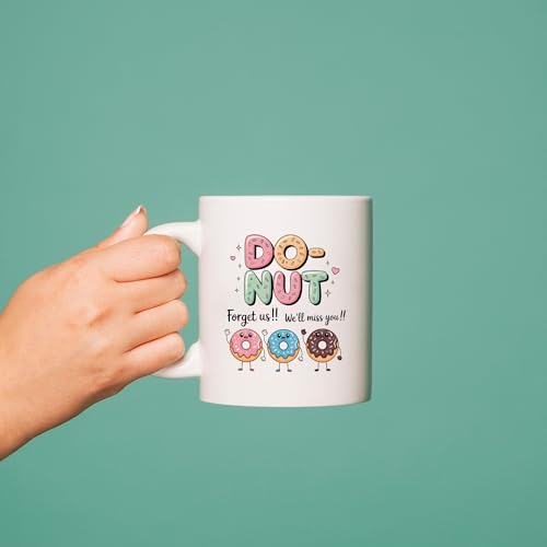 Panvola Retirement Ceramic Mug 11oz White Funny Gift for Colleagues