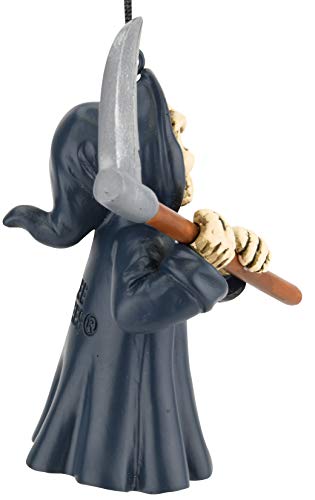 Grim Reaper Halloween Ornament by Tree Buddees - Hand-Painted Resin Figure