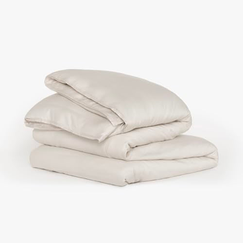 Eucalyptus Lyocell Duvet Cover with Corner Ties - Full/Queen