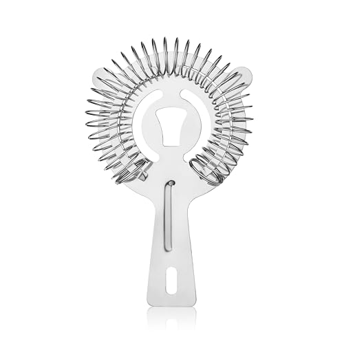 True Hawthorne Cocktail Strainer - Stainless Steel Bar Tool for Drinks & Bartending
