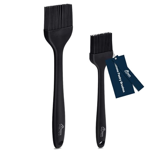 Silicone Basting & Pastry Brush Set - Heat-Resistant 2-Pack for BBQ & Baking
