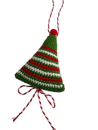 Handmade Crochet Christmas Hanging Ornament – Macrame Tree Decoration (Christmas Tree)