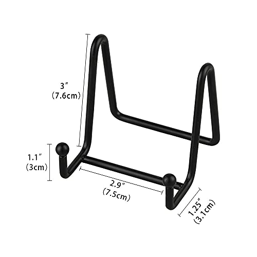 3-Inch Iron Plate Stand for Display, Decorative Easel for Pictures & Art