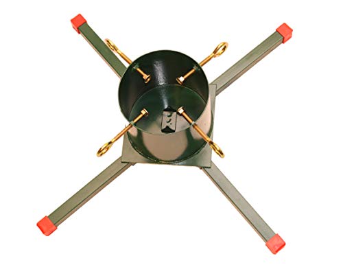 Heavy Duty Welded Steel Christmas Tree Stand for Live Trees 5 to 12 Ft