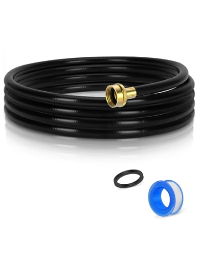 Dehumidifier Drain Hose 6ft with 3/4 Inch FHT Brass Fittings
