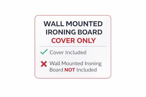 Ironing Board Cover for Wall Mounted Boards 42-46 Inch Scorch Resistant