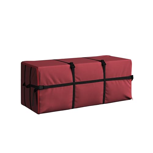 Elf Stor 59in x 24in x 24in Christmas Tree Storage Bag, Red Canvas