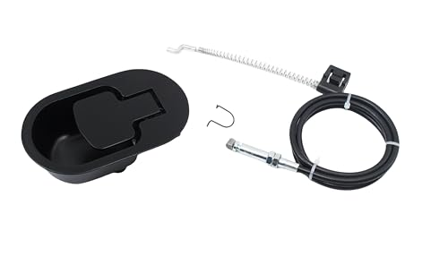Universal Metal Recliner Release Handle with Cable (4.7-5.2 Inch Exposed)