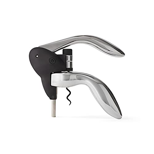 Houdini W9826 Lever Corkscrew Kit with Foil Cutter & Extra Spiral - Easy Wine Opener