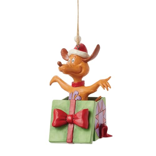 Jim Shore Dr. Seuss Grinch Max Hanging Ornament - Holiday Tree Decor