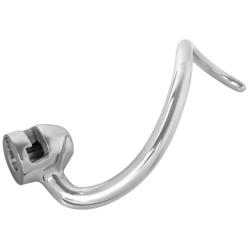 Stainless Steel Dough Hook Attachment for 5/6 Quart Bowl-Lift Stand Mixers