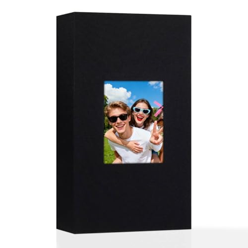 4x6 Photo Album with Linen Cover - Holds 300 Photos, Acid-Free