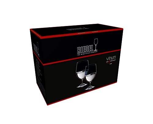 Elegant Crystal Water Glass Set, 12.35 oz Short Stem Glasses, Set of 2