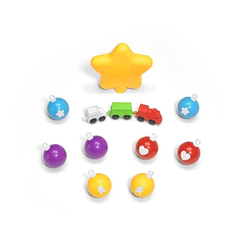 Kids Interactive Toddler Christmas Tree Toy Set with Ornaments & Mini Train