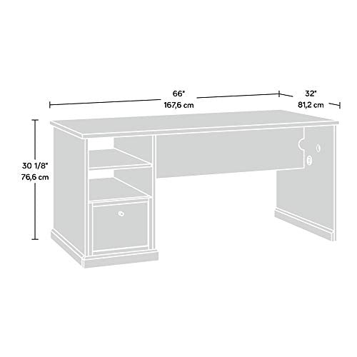Modern Craft Table with Storage, White Work Desk for Sewing and Scrapbooking